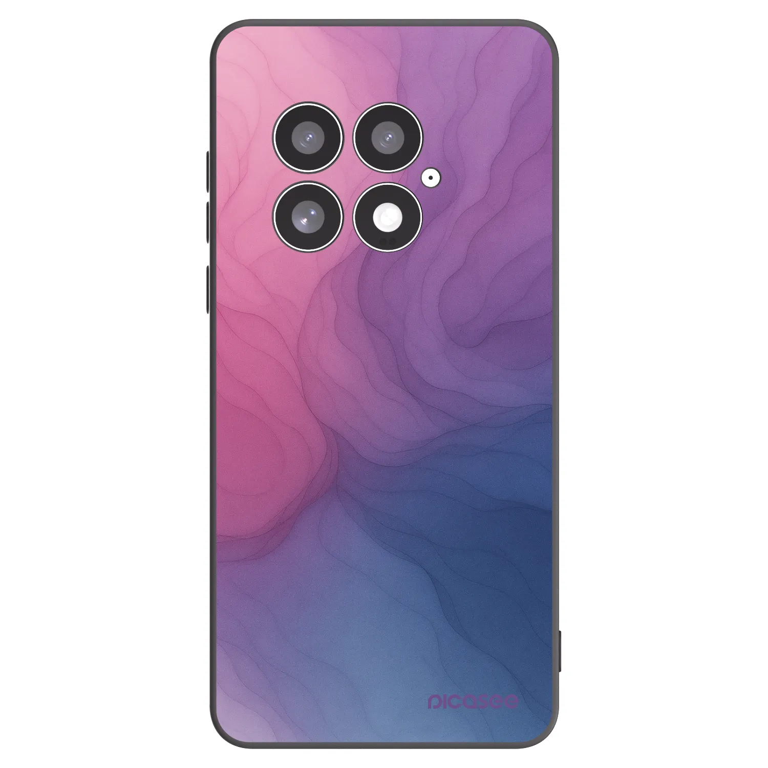 Picasee silikonowe czarne etui na OnePlus 13 5G - Silk