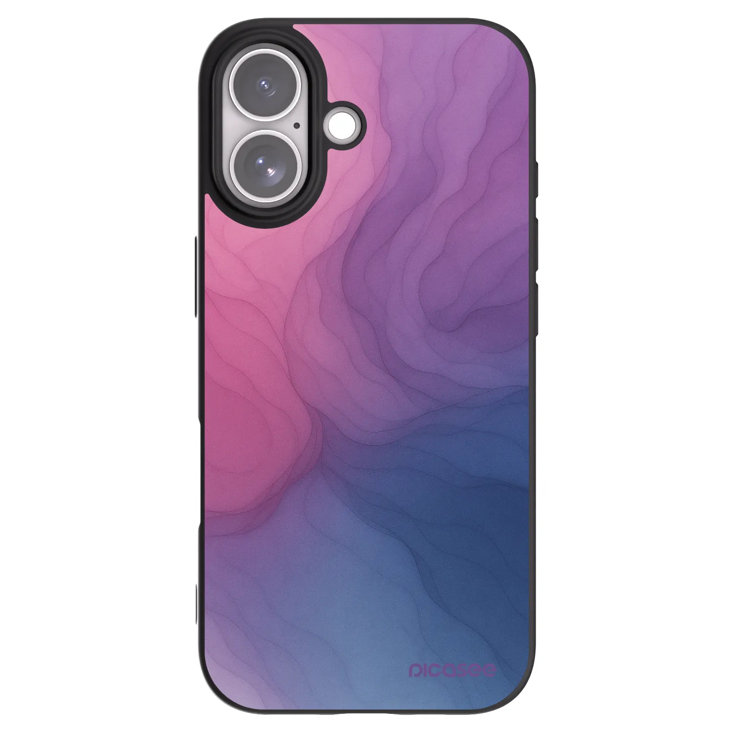 Picasee silikonowe czarne etui na Apple iPhone 17 - Silk