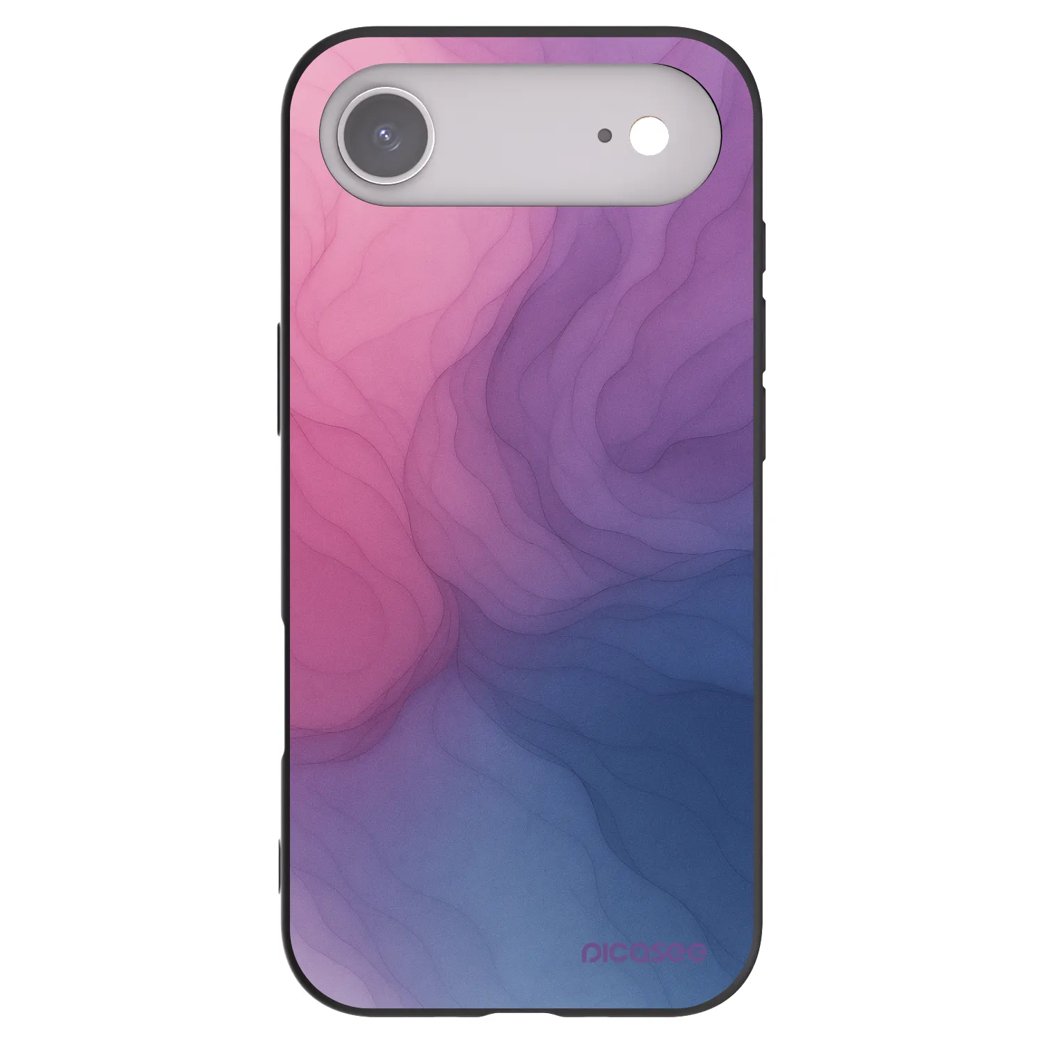 Picasee silikonowe czarne etui na Apple iPhone Air - Silk