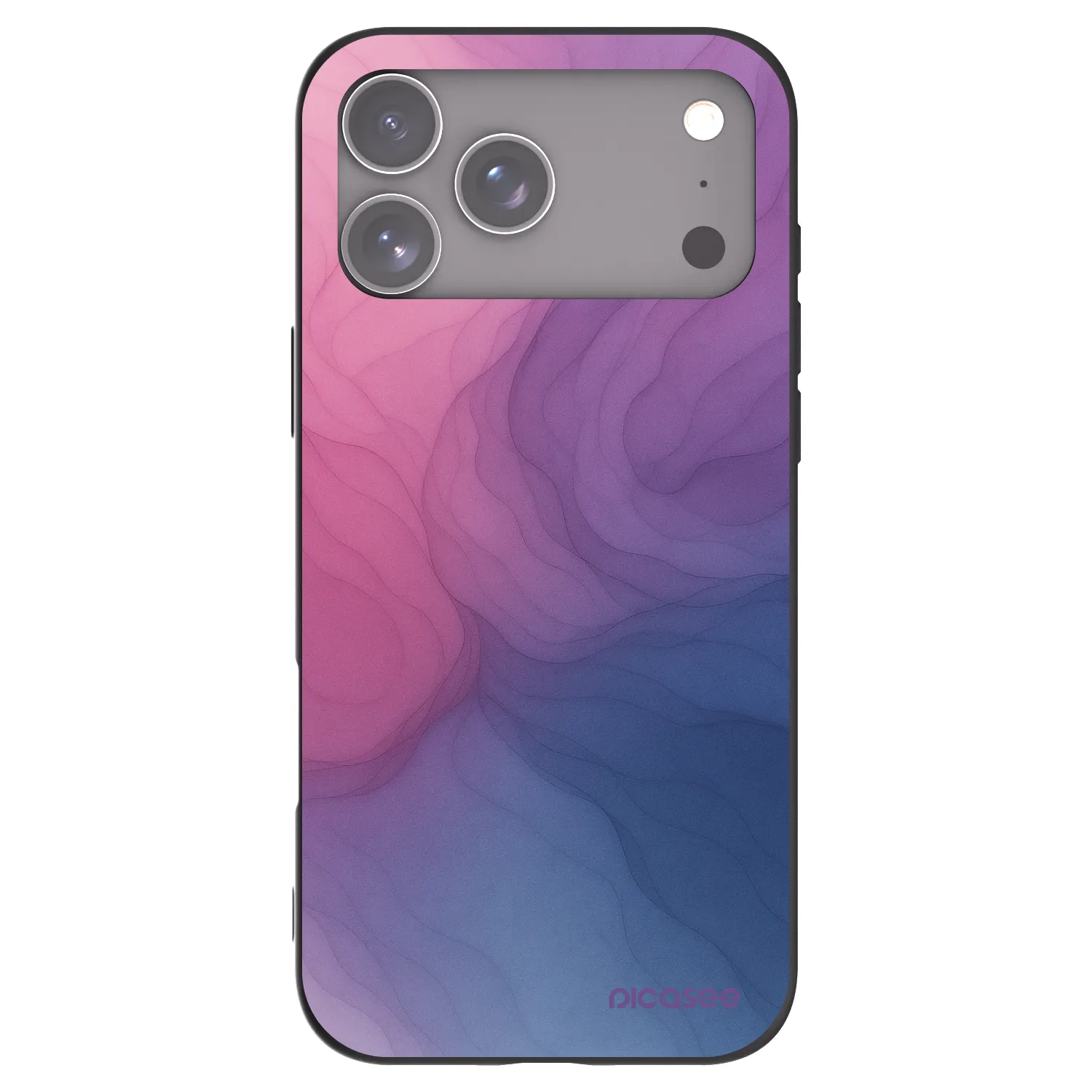 Picasee silikonowe czarne etui na Apple iPhone 17 Pro Max - Silk