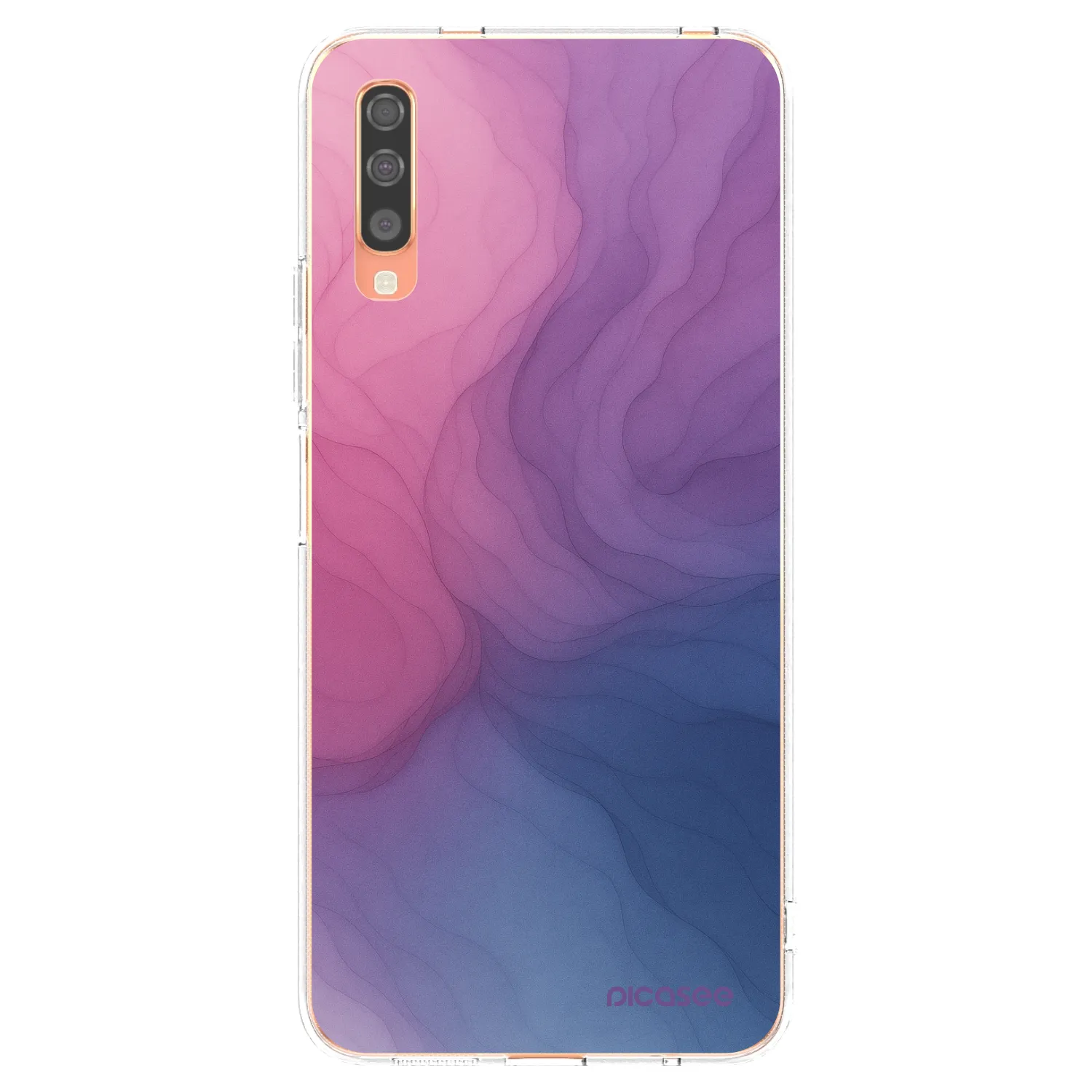 Picasee silikonowe przeźroczyste etui na Samsung Galaxy A70 A705F - Silk