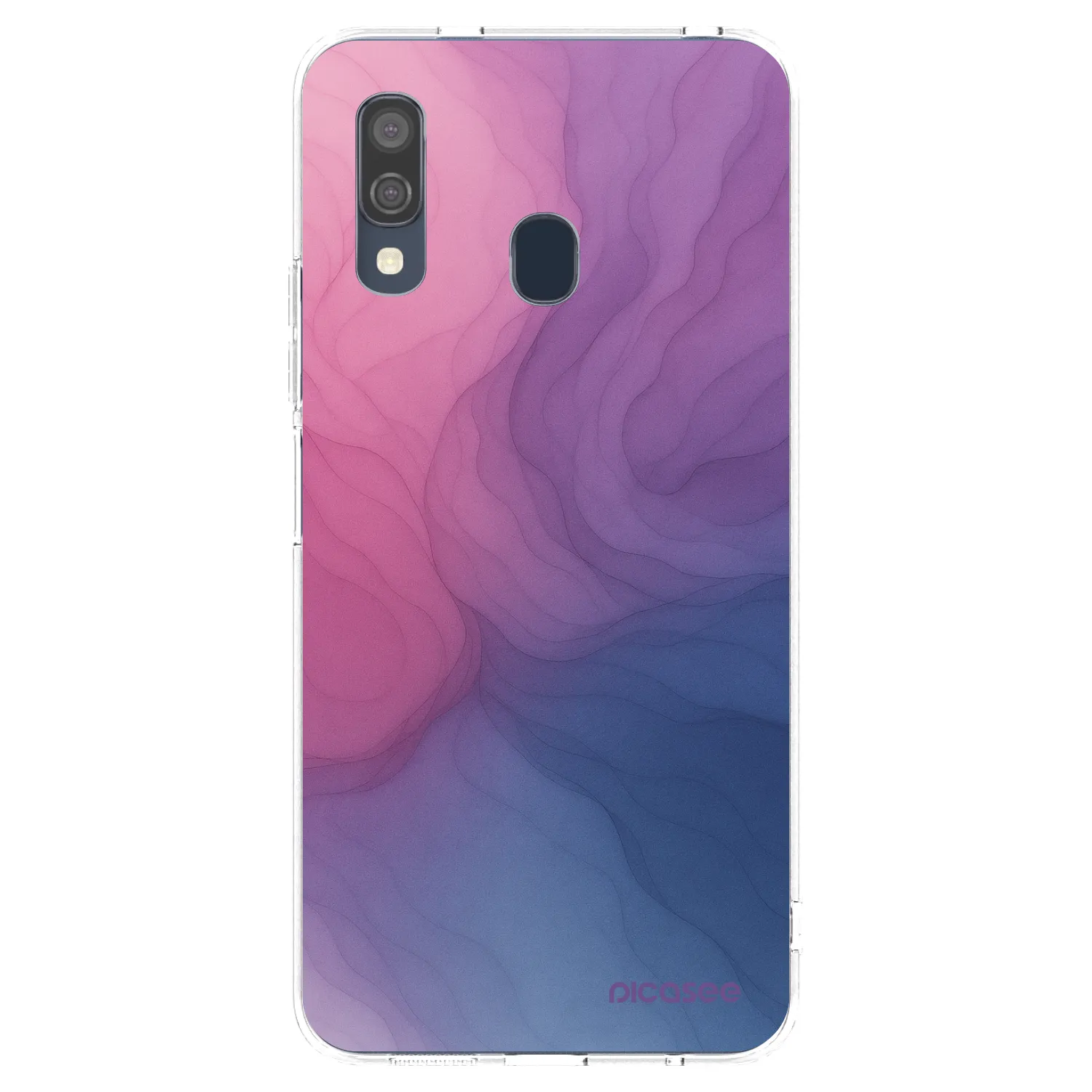 Picasee silikonowe przeźroczyste etui na Samsung Galaxy A40 A405F - Silk