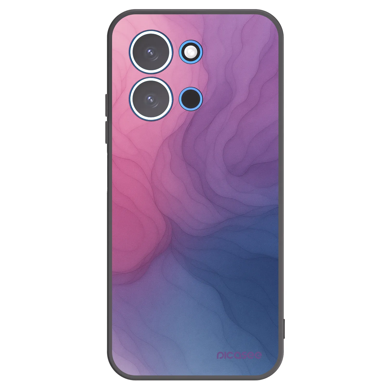 Picasee silikonowe czarne etui na Xiaomi Redmi 15C 4G - Silk