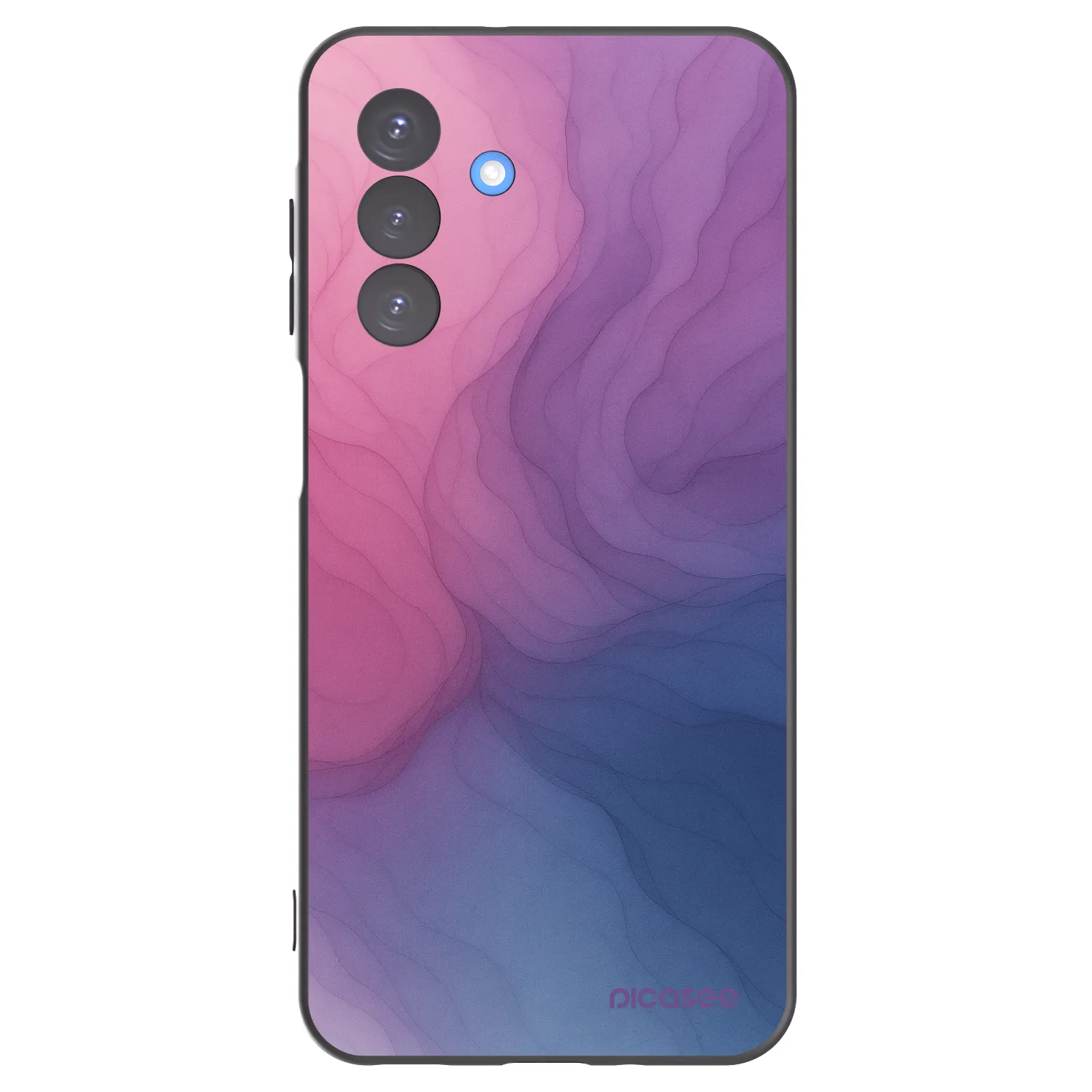 Picasee silikonowe czarne etui na Samsung Galaxy A17 5G - Silk