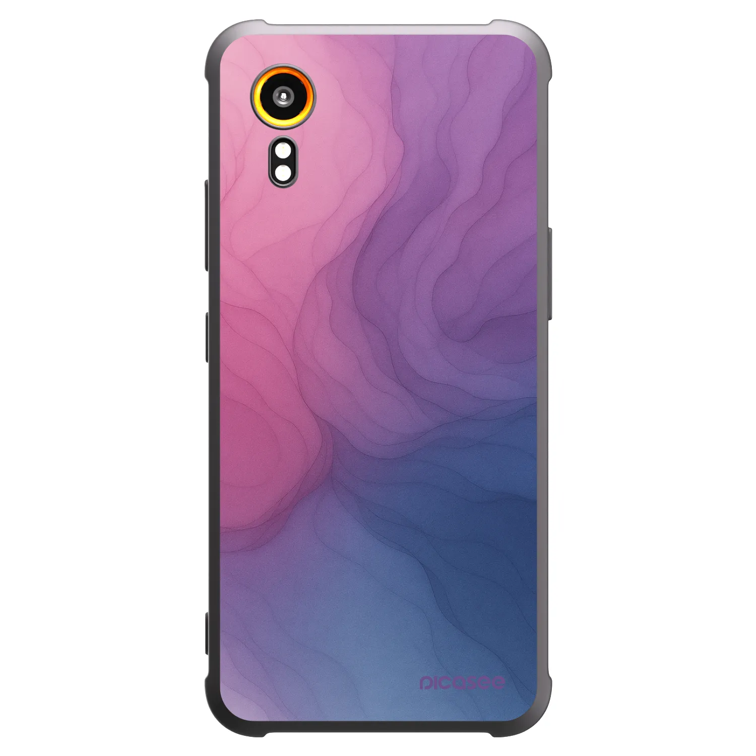 Picasee silikonowe czarne etui na Samsung Galaxy Xcover 7 - Silk