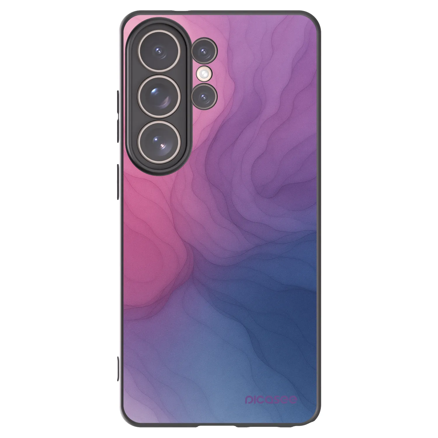 Picasee silikonowe czarne etui na Samsung Galaxy S26 Ultra - Silk