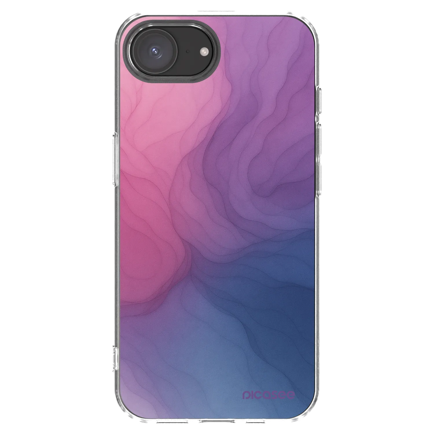 Picasee silikonowe przeźroczyste etui na Apple iPhone 17e - Silk