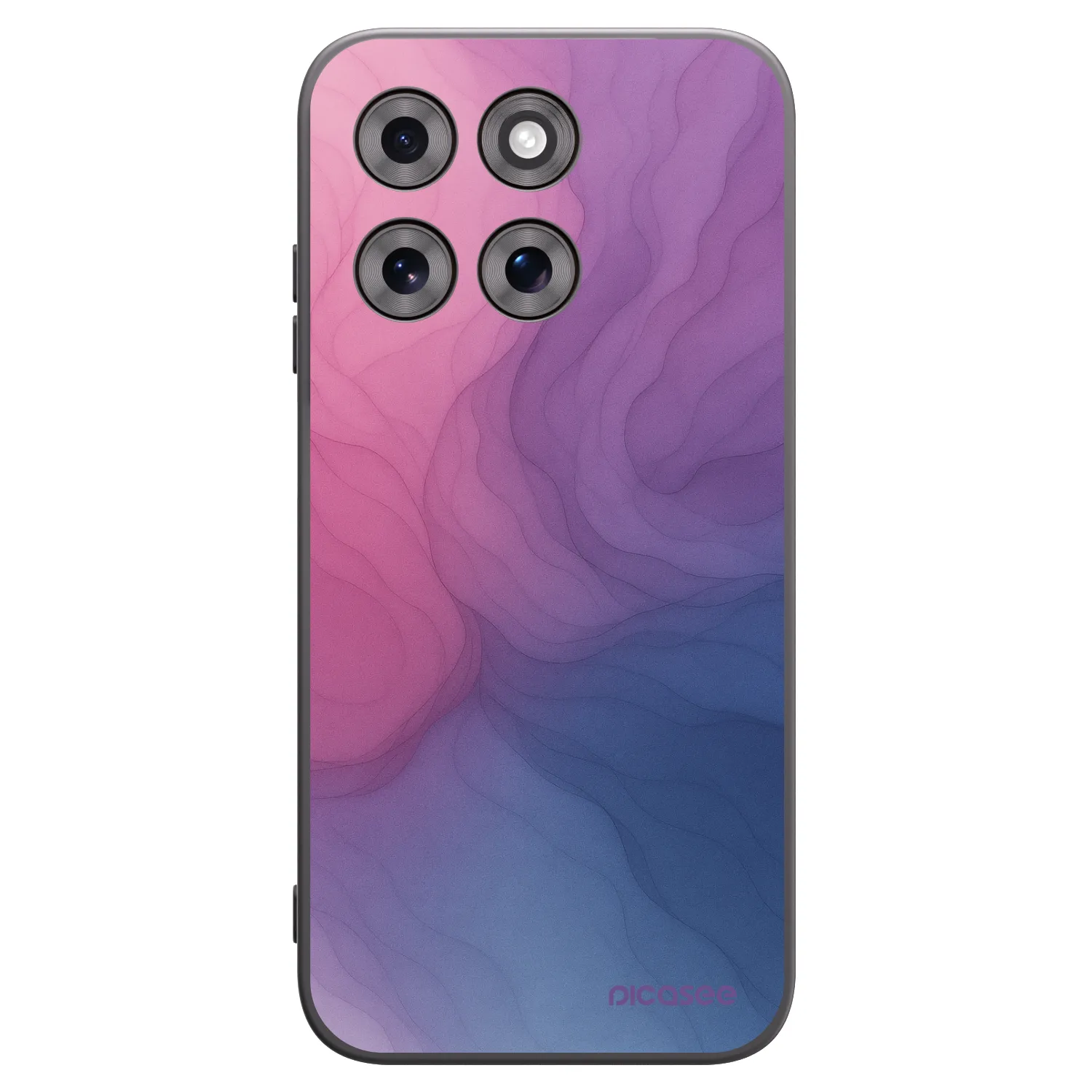 Picasee silikonowe czarne etui na Motorola Moto G77 - Silk