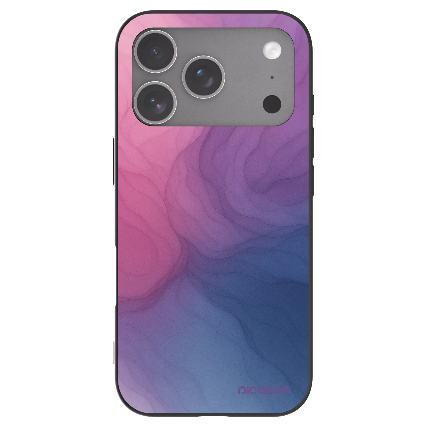 Picasee silikonowe czarne etui na Apple iPhone 18 Pro - Silk
