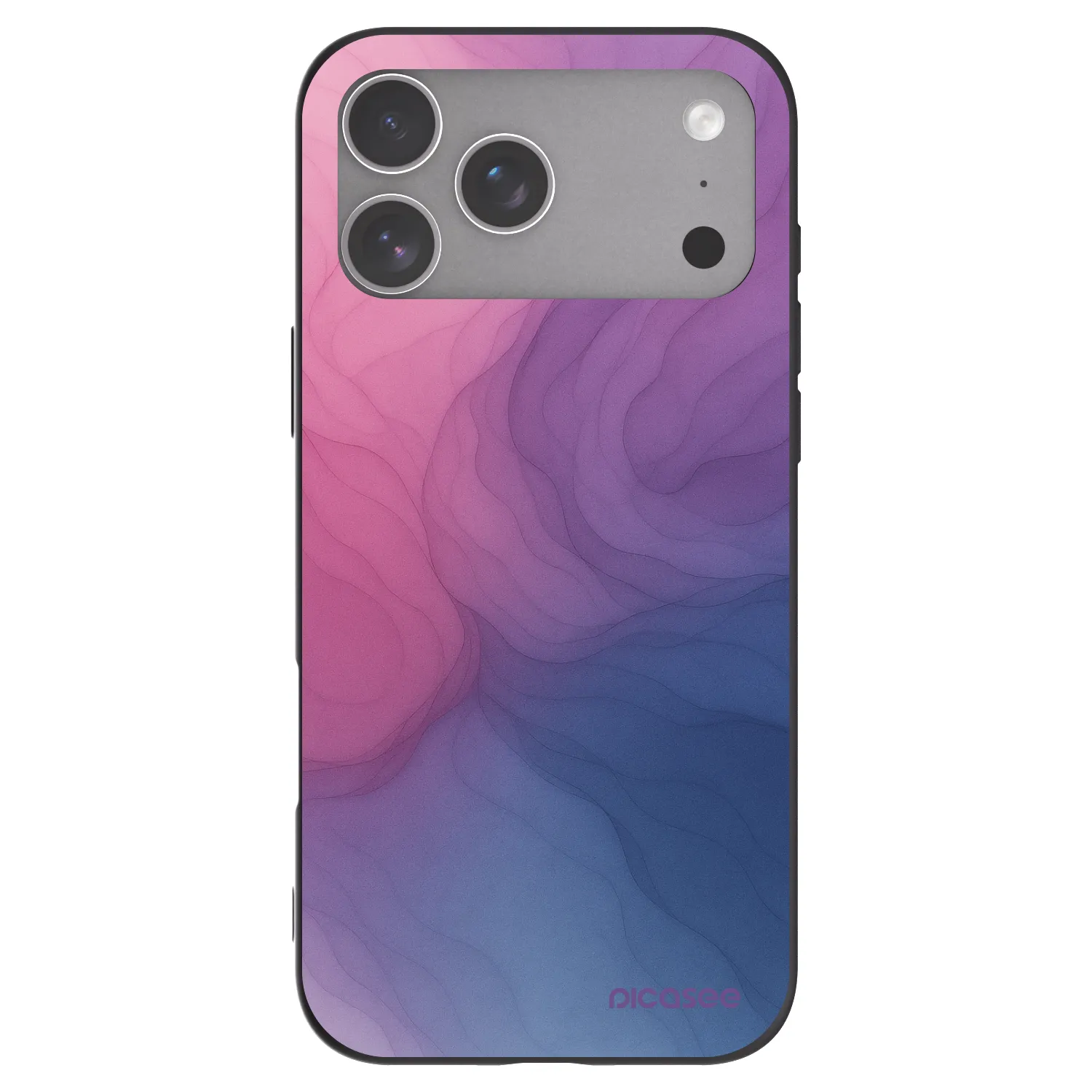 Picasee silikonowe czarne etui na Apple iPhone 18 Pro Max - Silk