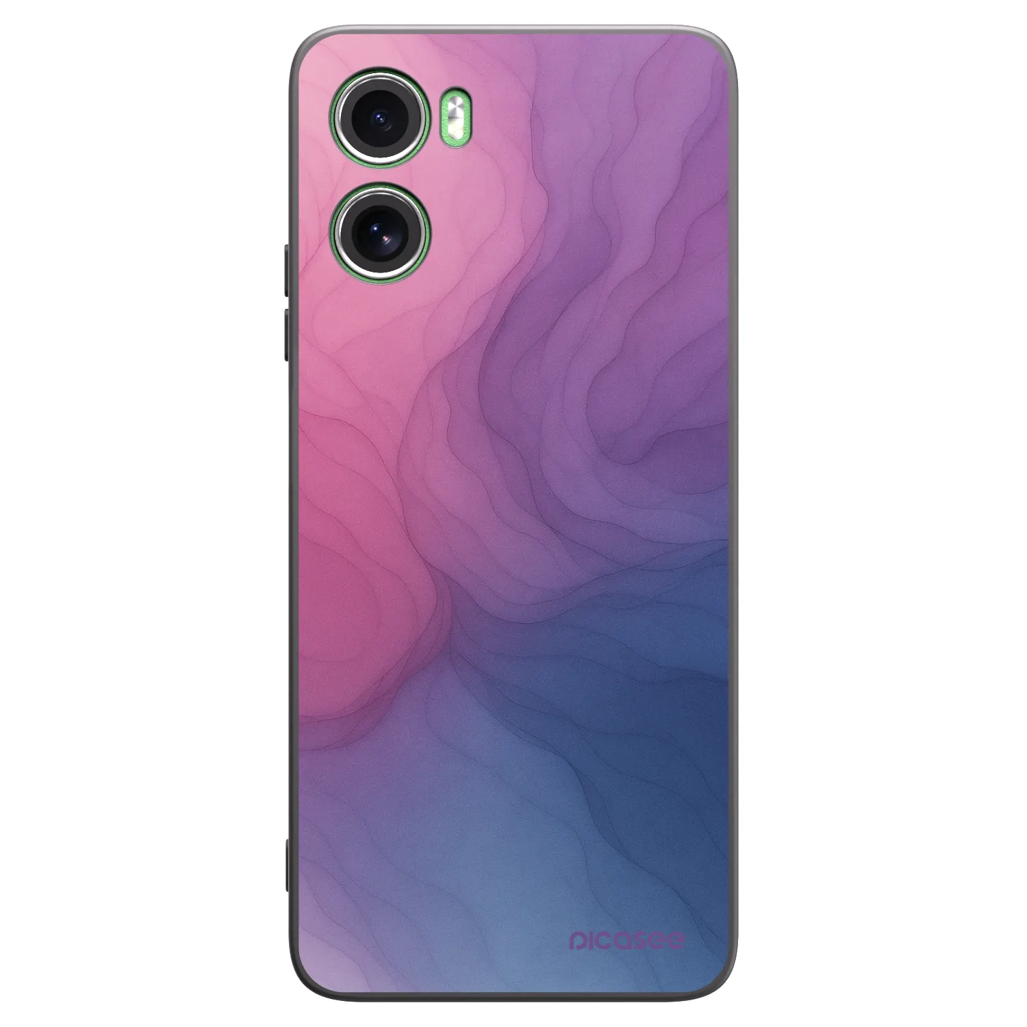 Picasee silikonowe czarne etui na Motorola Moto G06 - Silk