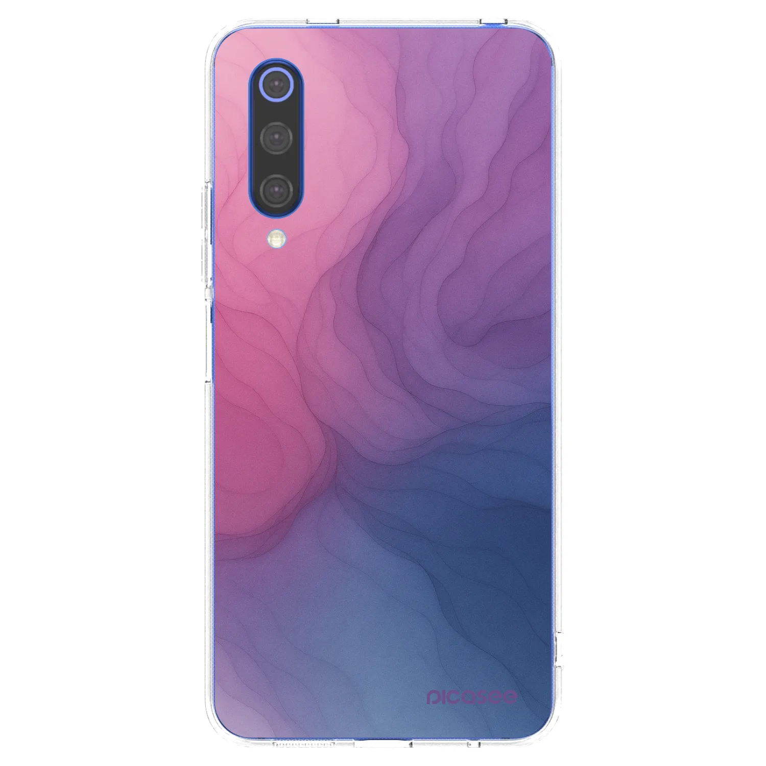 Picasee silikonowe przeźroczyste etui na Xiaomi Mi 9 SE - Silk