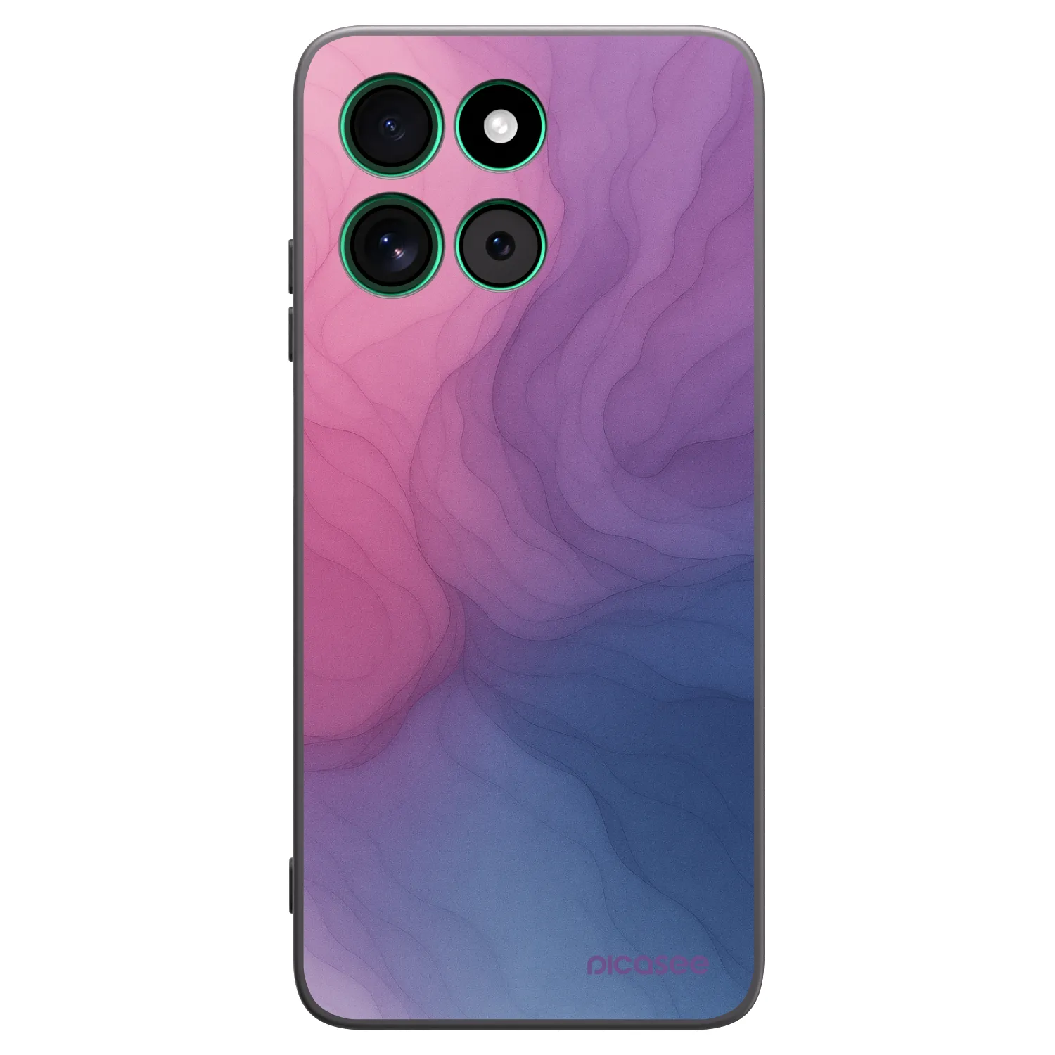 Picasee silikonowe czarne etui na Motorola Moto G57 Power - Silk