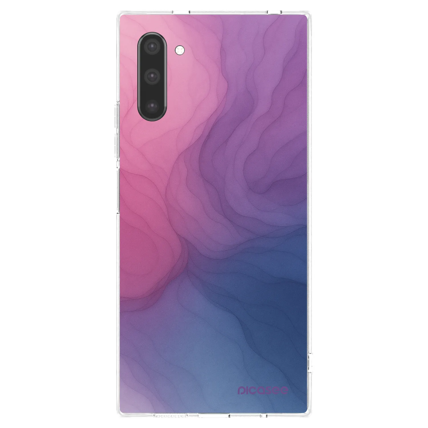 Picasee silikonowe przeźroczyste etui na Samsung Galaxy Note 10 N970F - Silk
