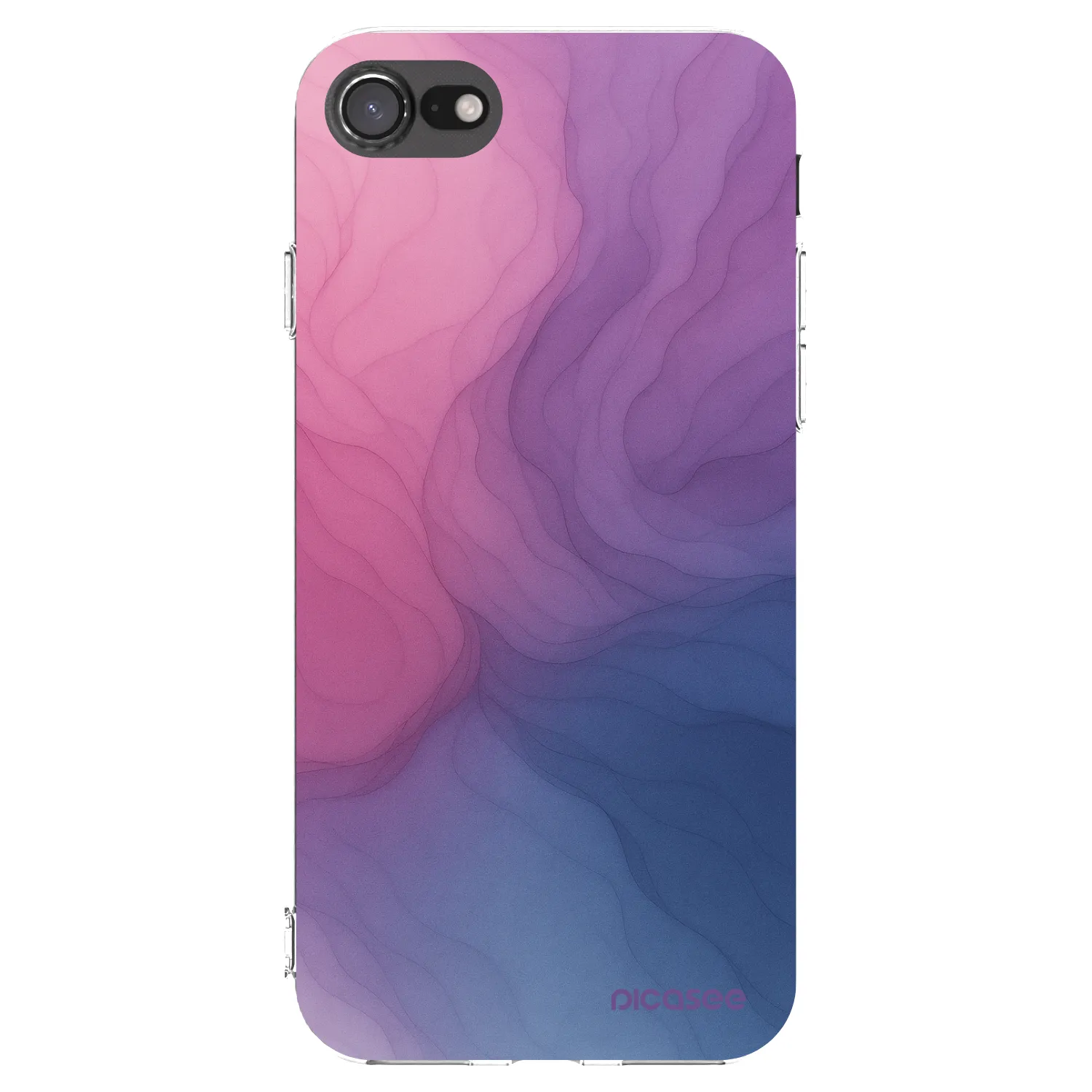 Picasee silikonowe przeźroczyste etui na Apple iPhone 8 - Silk