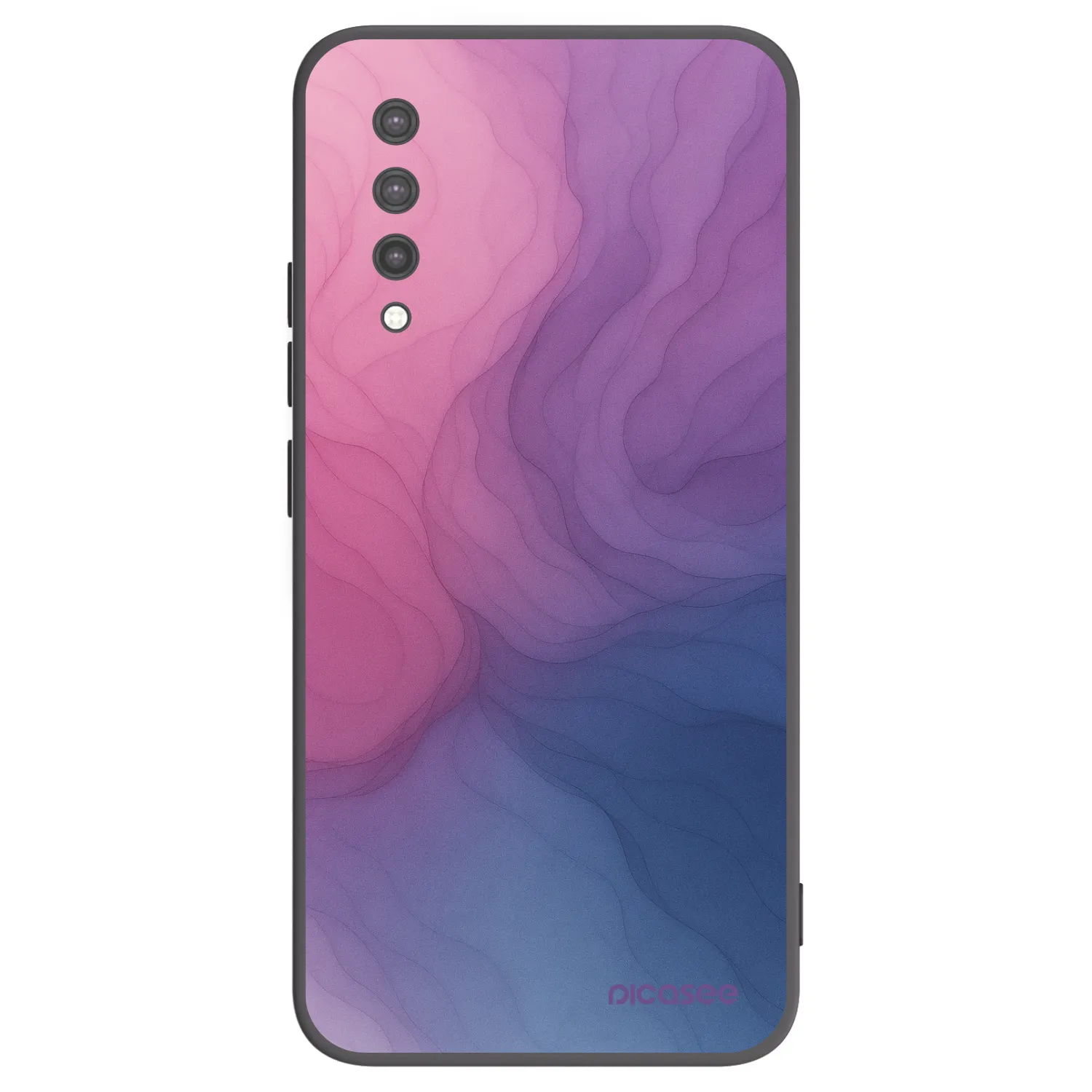 Picasee silikonowe czarne etui na Xiaomi Mi 9 Lite - Silk