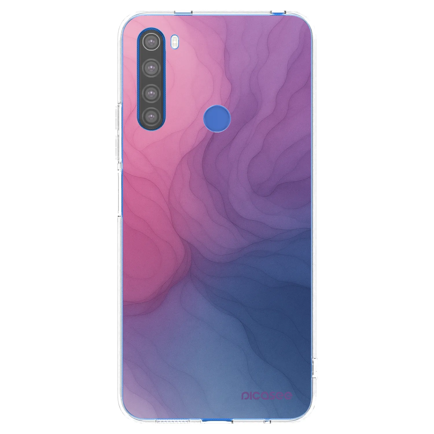Picasee silikonowe przeźroczyste etui na Xiaomi Redmi Note 8T - Silk
