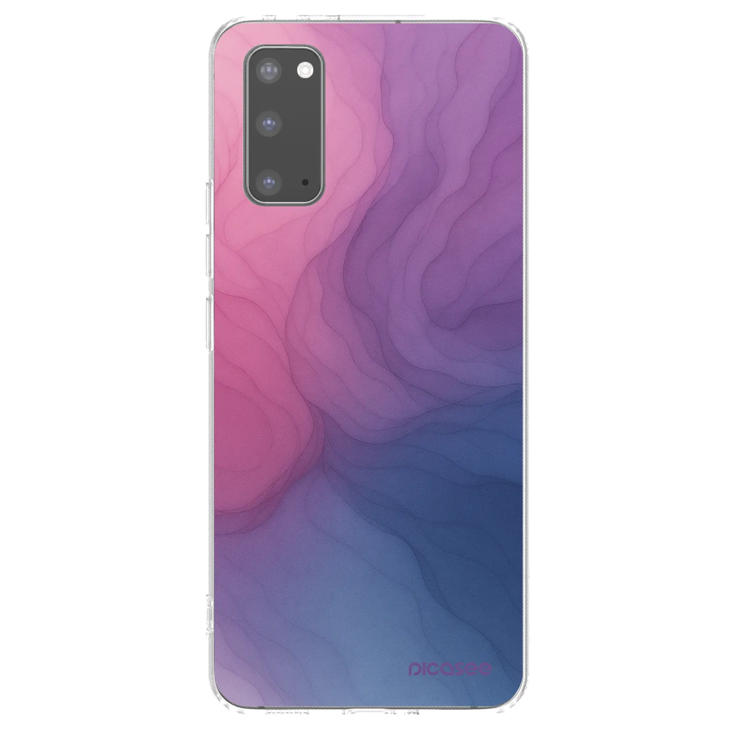 Picasee silikonowe przeźroczyste etui na Samsung Galaxy S20 G980F - Silk