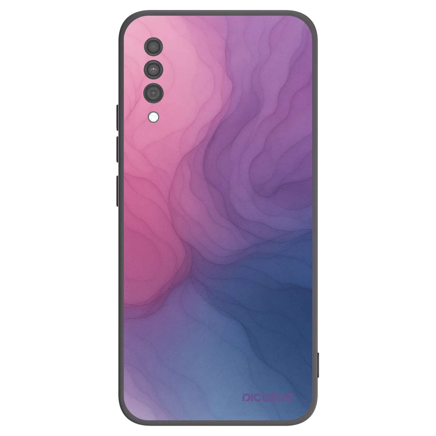 Picasee silikonowe czarne etui na Samsung Galaxy A30s A307F - Silk
