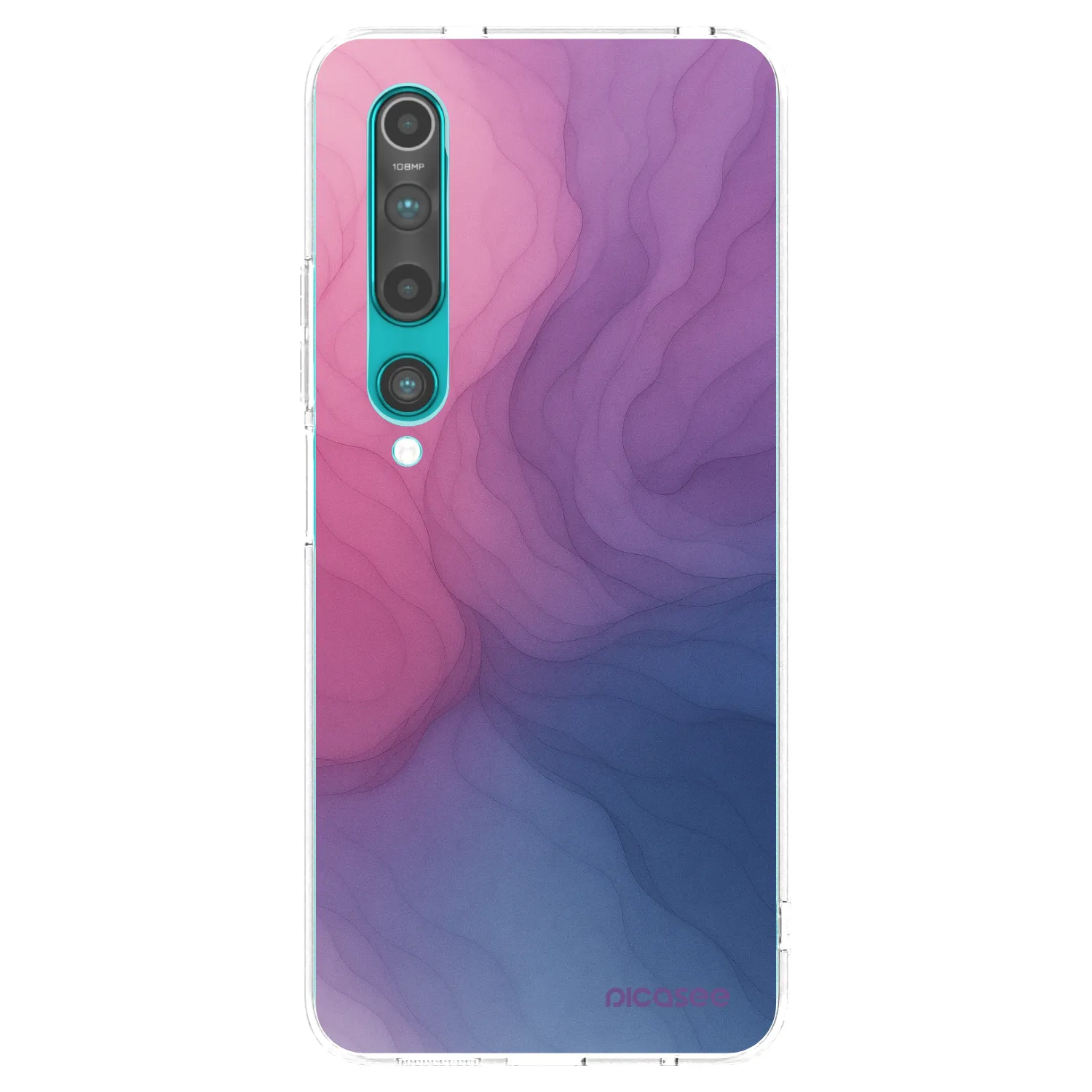 Picasee silikonowe przeźroczyste etui na Xiaomi Mi 10 - Silk