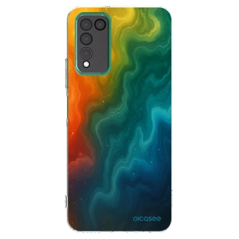 Picasee silikonowe przeźroczyste etui na Honor 10X Lite - Solar