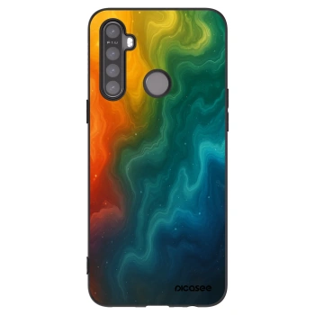 Picasee silikonowe czarne etui na Realme 5 - Solar
