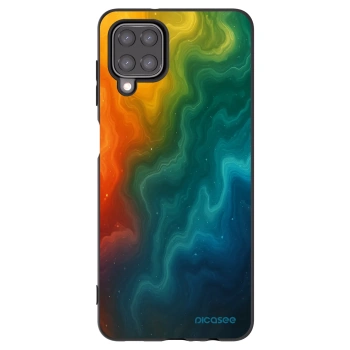 Picasee silikonowe czarne etui na Samsung Galaxy A12 A125F - Solar
