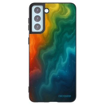 Picasee silikonowe czarne etui na Samsung Galaxy S21+ 5G G996F - Solar