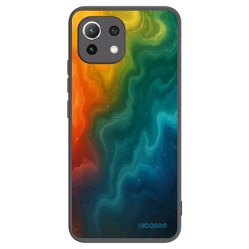 Picasee silikonowe czarne etui na Xiaomi Mi 11 Lite - Solar