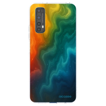 Picasee silikonowe przeźroczyste etui na Realme 7 - Solar