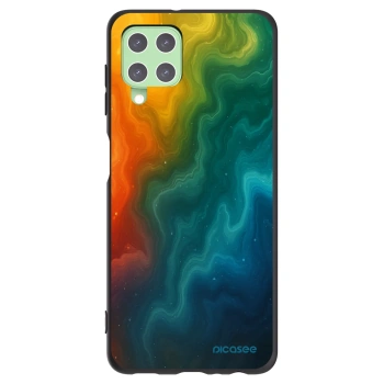 Picasee silikonowe czarne etui na Samsung Galaxy A22 A225F 4G - Solar