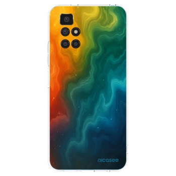 Picasee silikonowe przeźroczyste etui na Xiaomi Redmi 10 - Solar