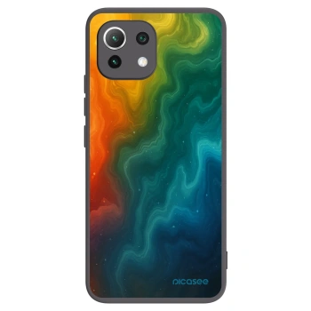 Picasee silikonowe czarne etui na Xiaomi 11 Lite 5G NE - Solar