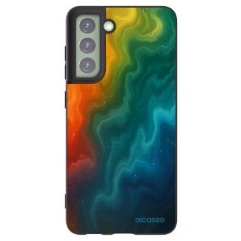 Picasee silikonowe czarne etui na Samsung Galaxy S21 FE 5G - Solar