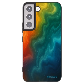 Picasee silikonowe czarne etui na Samsung Galaxy S22 5G - Solar