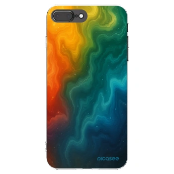 Picasee silikonowe przeźroczyste etui na Apple iPhone 7 Plus - Solar