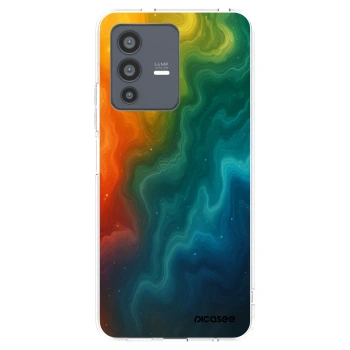 Picasee silikonowe przeźroczyste etui na Vivo V23 5G - Solar