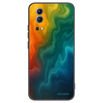 Picasee silikonowe czarne etui na Vivo Y52 5G - Solar