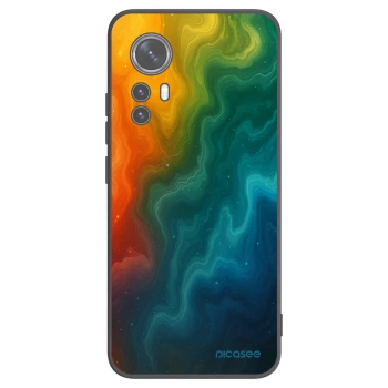 Picasee silikonowe czarne etui na Xiaomi 12X - Solar