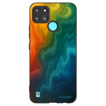 Picasee silikonowe czarne etui na Realme C21Y - Solar