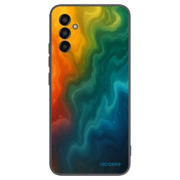 Picasee silikonowe czarne etui na Samsung Galaxy M13 M135F - Solar