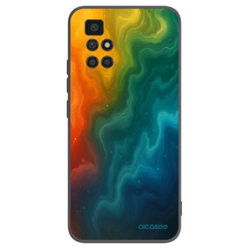 Picasee silikonowe czarne etui na Xiaomi Redmi 10 (2022) - Solar