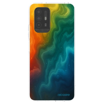 Picasee silikonowe przeźroczyste etui na OPPO A94 5G - Solar