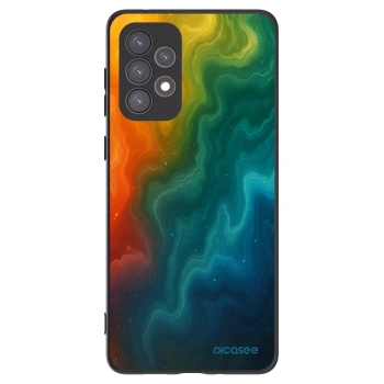 Picasee silikonowe czarne etui na Samsung Galaxy A73 5G - Solar