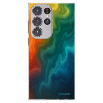 Picasee silikonowe przeźroczyste etui na Samsung Galaxy S23 Ultra 5G - Solar