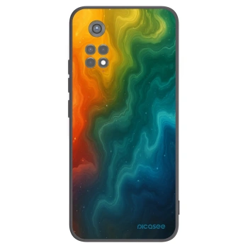 Picasee silikonowe czarne etui na Xiaomi Redmi Note 11S 5G - Solar