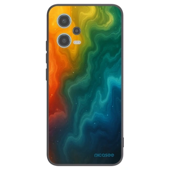 Picasee silikonowe czarne etui na Xiaomi Redmi Note 12 5G - Solar