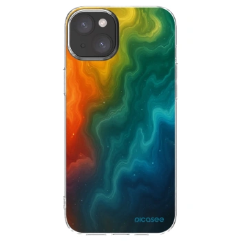 Picasee silikonowe przeźroczyste etui na Apple iPhone 15 Plus - Solar