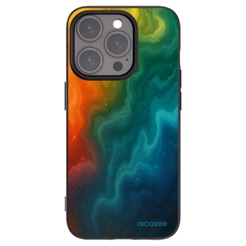 Picasee silikonowe czarne etui na Apple iPhone 15 Pro - Solar