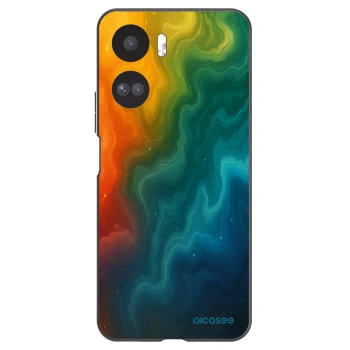Picasee silikonowe czarne etui na Honor 90 Lite 5G - Solar